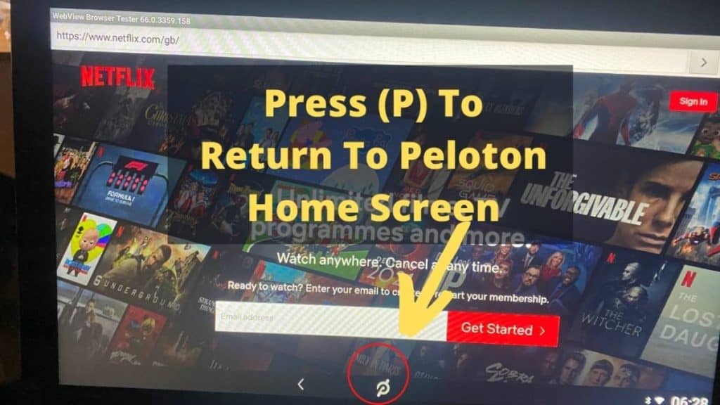 how to get netflix on peloton