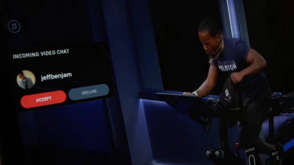 why is there a camera on peloton